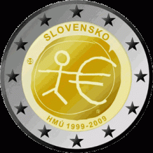 images/productimages/small/Slowakije 2 Euro 2009a.gif